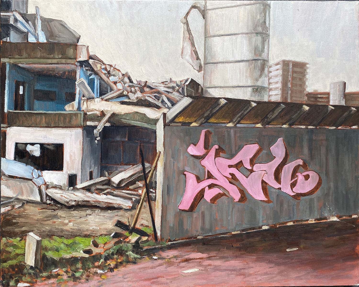 Grunder Graffiti ICY. Artwork by Rutger Wagenvoort, 2003.